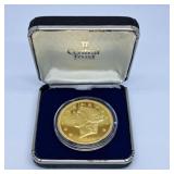 Copy of an 1849 U.S.A. Gold Coronet Twenty Dollar