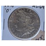 Mint State 1898 U.S.A. One Dollar Coin