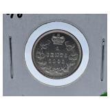 Extra Fine 1891 Canada Nickel