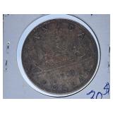 Fine 1952 Canada One Dollar Coin