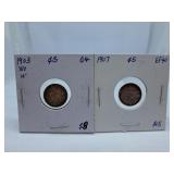 1903 and 1907 Canada Nickels
