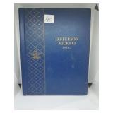 Jefferson Nickels Book Containing 13 Nickels
