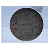Good 1881-H Canada 50 Cent Piece