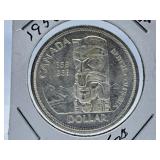 Brilliant Uncirculated 1958 Canada One Dollar