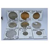 Nine Commemorative Tokens