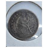 Fine 1857 U.S.A. Half Dime