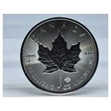2021 .9999 Fine Silver 1 Oz Canada Five Dollar