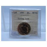 ICCS Graded Mint State 1997 Canada "Flying Loon"