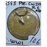 Canada World War I Medal Presented to Private