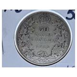 1916 Canada 50 Cent Piece