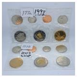 1998 and 2003 Royal Canadian Mint Sets