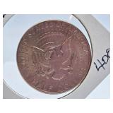 About Uncirculated 1972 U.S.A. Half Dollar with