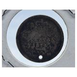 1875 Canada Nickel with Hole