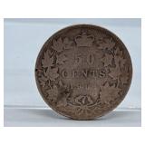 1901 Canada 50 Cent Piece