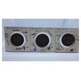 Three Bouquet Sous Bank Tokens