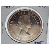 Mint State 1963 Canada One Dollar Coin