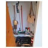 De-icer, hoover vacuum, BBQ utensils, fire