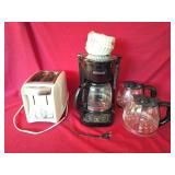 Hamilton Beach Toaster, black and decker coffee