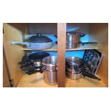 Assorted pots/ pans / muffin pan / etc