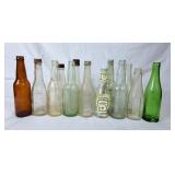 Assortment of Vintage Bottles - Various Colours &