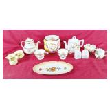 Imperial Bonn Tea pot, ESD Hand Painted Cream &