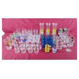 Bar Ware lot! Fancy glasses!