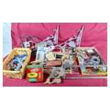 Handyman lot! Power bars, glue guns, wall