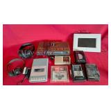 Sony Walkman, Panasonic cassette player,