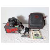 Canon Rebel EOS T2i camera with bag