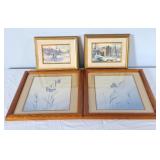 2 Kierstead prints and 2 Bouchard prints