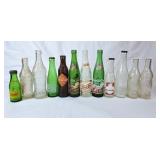Vintage Pop Bottles - Pepsi, Crush, Kist,
