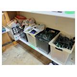 Christmas string lights and other decorations