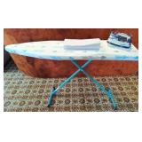 Ironing board with Proctor & Silex Iron