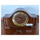 Original Mauthe mantle clock. Has crack in glass
