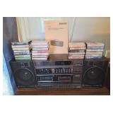 Sanyo AM/FM Stereo Radio Double Cassette recorder
