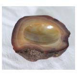 Agate Geode Stone jewelry dish