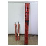 Vintage King Seagrave tube fire extinguisher and