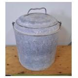 CNR galvanized steel compost bucket