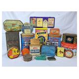 Collection of Vintage Tins