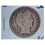 1909 U.S.A. Half Dollar Coin