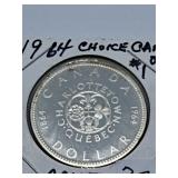 Choice Uncirculated 1964 Canada One Dollar Coin