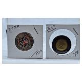 2020 and 2022 Canada Two Dollar Coins