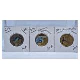 2017, 2022 and 2023 Canada One Dollar Coins