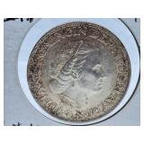 Mint State 1966 Netherlands 2 1/2 Gulden Coin