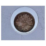 Fine 1902 Canada Nickel with Small H