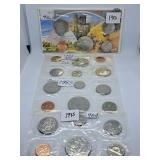 1980, 1982, 1983 and 1985 Royal Canadian Mint