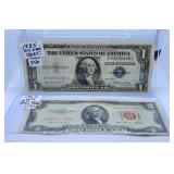 1935 U.S.A. One Dollar Silver Certificate and