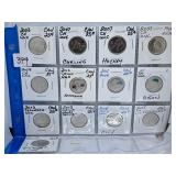 13 Canada Quarters. Most are Choice Uncirculated.