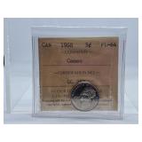 ICCS Graded Proof Like 1968 Canada Nickel with