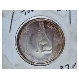 Toned 1967 Canada 50 Cent Piece